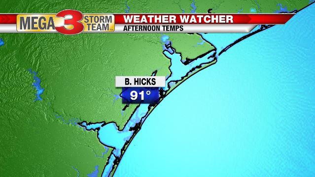 Long Lost Weather Watcher Bill Hicks High Temperature for 6/21/19